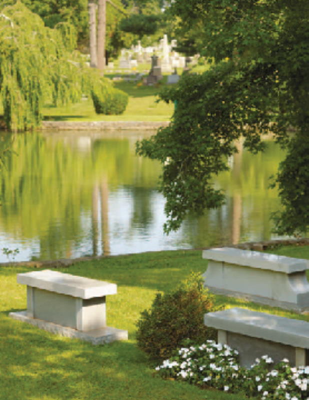 Cremation bench